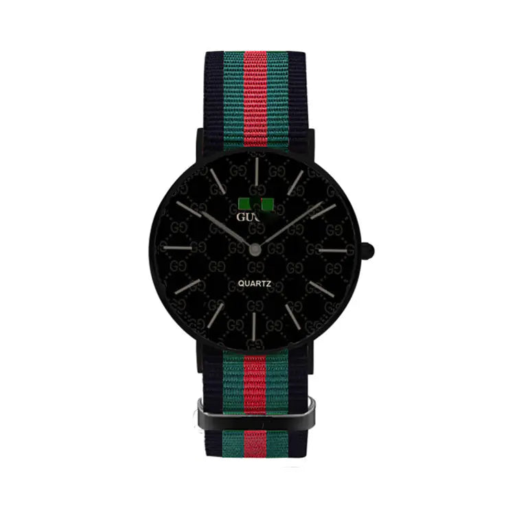 Modern British Style Couples' Canvas Watch