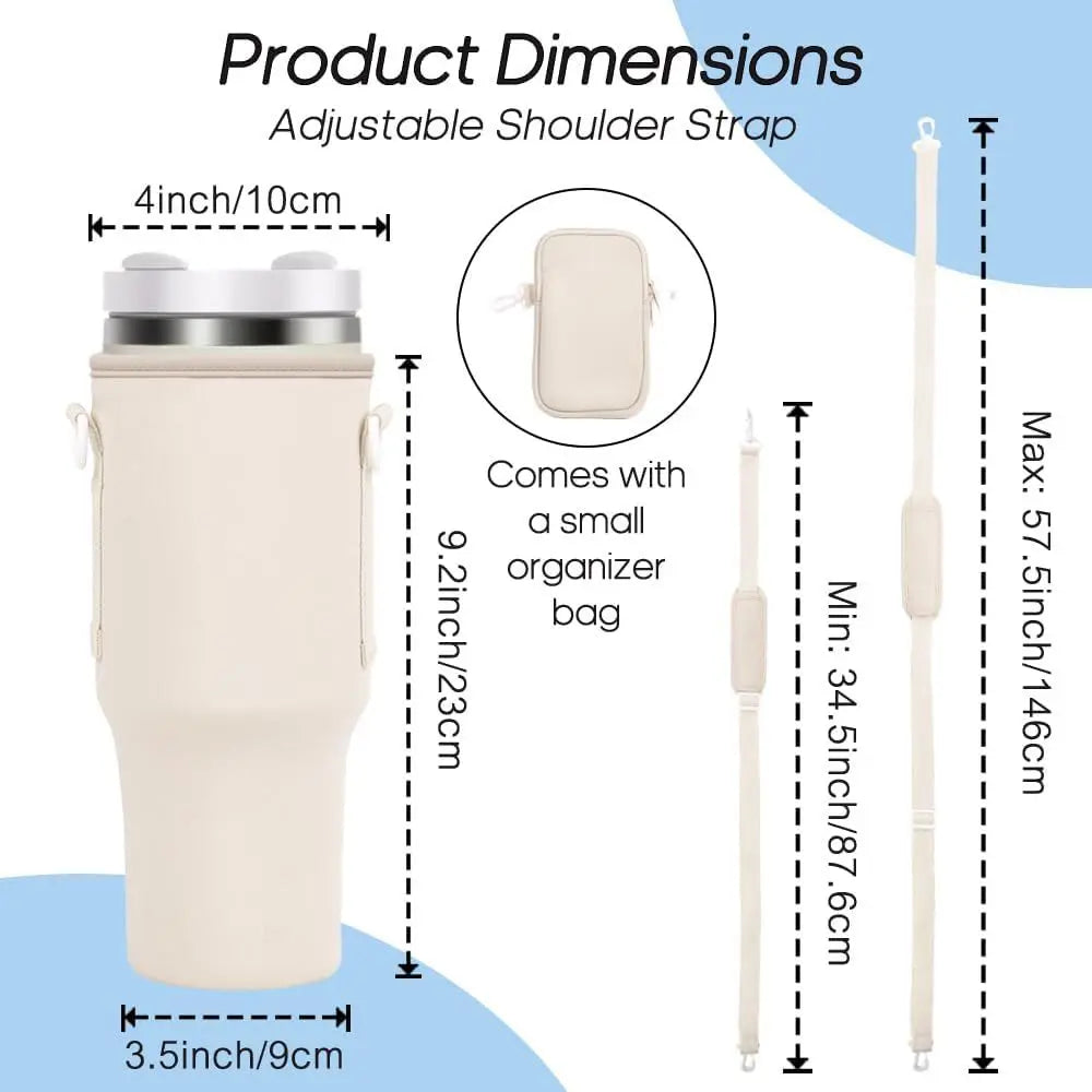 Water Bottle With Carrier Bag