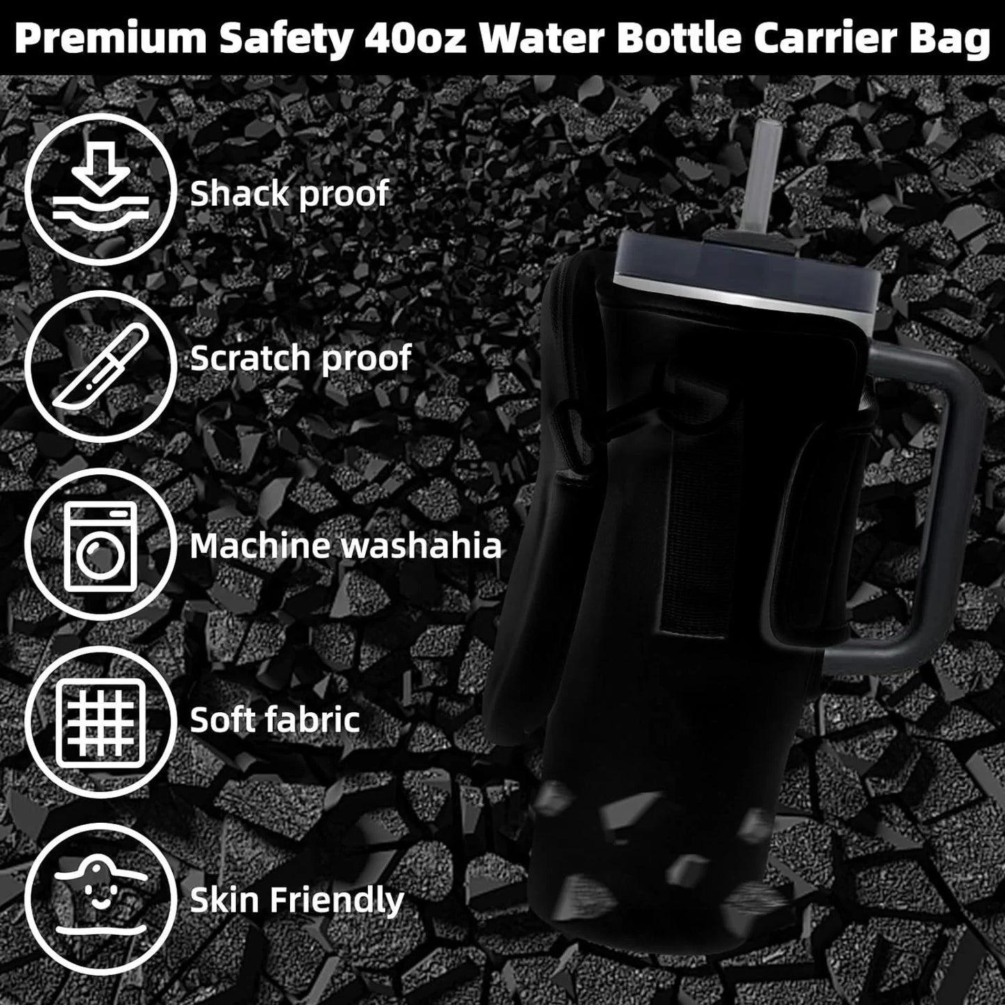 Water Bottle With Carrier Bag
