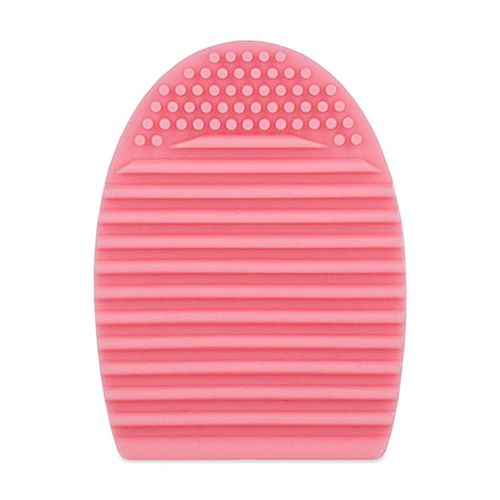 Silicone Egg Sponge Scrubber Make-Up Brush Cleaner - Pink/Purple[Pink]