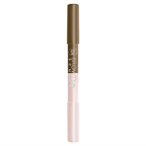 Bourjois Brow Duo Sculpt Eyebrow Pencil and Highlighter 22 Chatain, 1.95g