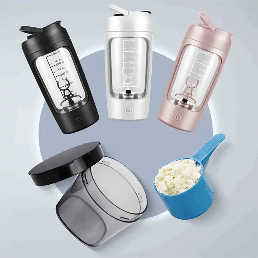 Gym Electric Shaker Cup Electric Protein Shaker Cup  Fast Charging Portable Design